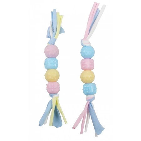 PAWISE Puppy Rope & Balls, Hundeseilspielzeug, XS-M, Textil, zahnend, verschiedene Farben