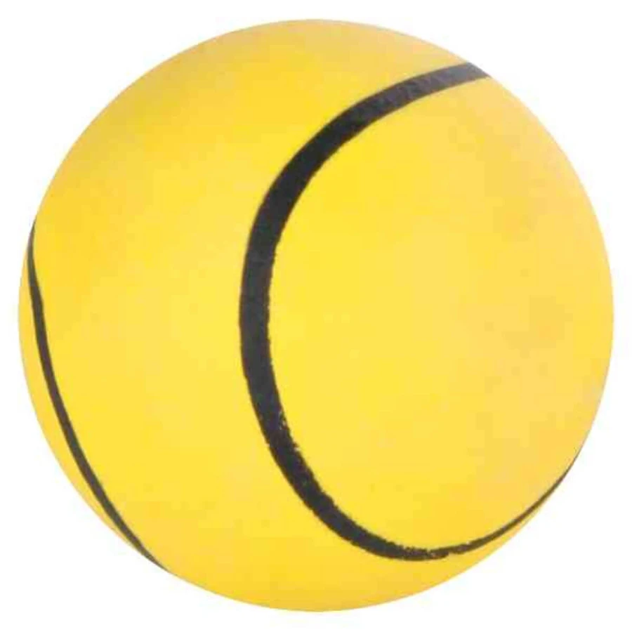 Trixie, pelota flotante de juguete para perros, 4 dibujos, caucho, 9cm, multicolor
