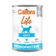 CALIBRA Life, XS-XL, Poulet et Coeurs de Poulet, nourriture humide monoprotéique en conserve pour chiens, (pâté), 400g