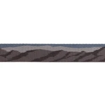 RUFFWEAR Flat Out Rocky Mountains, collare regolabile per cani, blu e grigio, S(28-36 x 2cm)