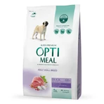 OPTIMEAL Adult, XS-S, Pato, alimento seco perros, 4kg