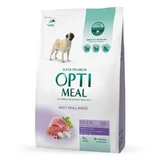 OPTIMEAL Adult, XS-S, Duck, dry food dogs, 4kg