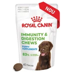 ROYAL CANIN Immunity & Digestion Chews Puppy Supplements, bolsita de recompensas funcionales para perros jóvenes, sistema inmunitario, sistema digestivo, 100g