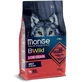 MONGE BWild, XS-XL, Cerf, nourriture sèche à faible teneur en céréales pour chiens, 2.5kg