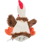 Trixie, kippen hondenspeeltje, met geluid, pluche, 22cm, veelkleurig