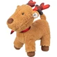 TRIXIE Christmas Ren, peluche chien XS-XL, avec son, peluche, marron et rouge, 29cm