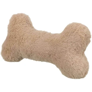 TRIXIE Christmas Bone, peluche para perro, felpa, peluche, beige, 24cm, 1pc