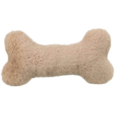 TRIXIE Christmas Bone, peluche para perro, felpa, peluche, beige, 24cm, 1pc