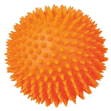 TRIXIE, speelbal met stekels honden, vinyl, 10cm, multicolor