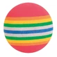 Trixie, jouet boule arc-en-ciel, chats, mousse, multicolore, 4 cm, 4 pcs