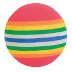 Trixie, jouet boule arc-en-ciel, chats, mousse, multicolore, 4 cm, 4 pcs