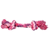 TRIXIE, rope toy with 2 knots dogs, 28cm, multicolor