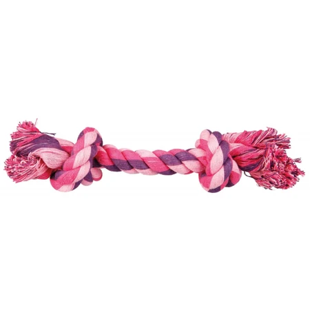TRIXIE, Seilspielzeug mit 2 Knoten Hunde, 28cm, multicolor