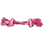 TRIXIE, Seilspielzeug mit 2 Knoten Hunde, 28cm, multicolor