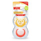 Star Flower silicone soother, 2 pieces, 18-36 months, Nuk