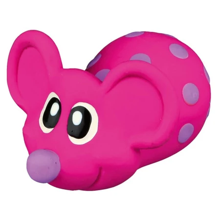 Trixie, Maus-Spielzeug für Hunde, mit Sound, Latex, 8cm, multicolor