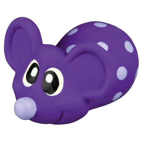 Trixie, Maus-Spielzeug für Hunde, mit Sound, Latex, 8cm, multicolor