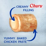INABA Churu Churu Fun Bites, Huhn und Kürbis, getreidefreie Katzenbelohnungsbox, 96g