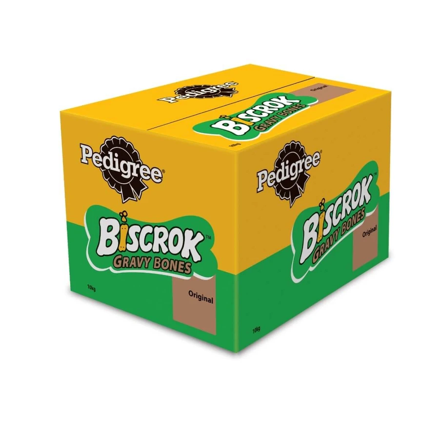 PEDIGREE Biscrok Gravy Bones, dog treats, biscuits, 10kg
