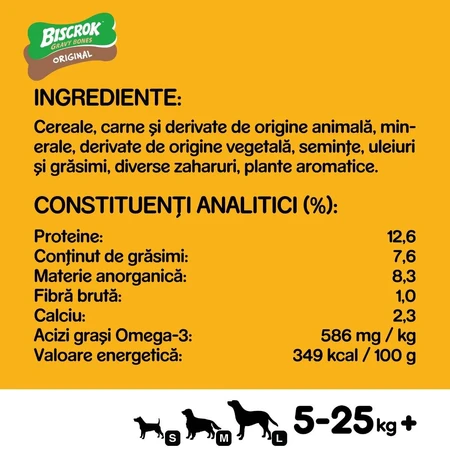 PEDIGREE Biscrok Gravy Bones, dog treats, biscuits, 10kg