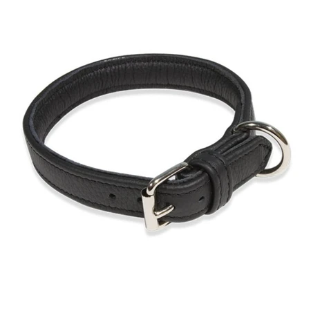 JULIUS-K9 ECO leather, collare regolabile per cani, in pelle, 25mm x 50cm, nero
