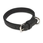 JULIUS-K9 ECO leather, collare regolabile per cani, in pelle, 25mm x 50cm, nero