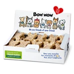 BOW WOW hueso natural condroitina y glucosamina XS-XL, carne de res y vegetales, caja de recompensa sin grano para perros, sistema de articulación, 650g