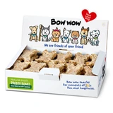 BOW WOW hueso natural condroitina y glucosamina XS-XL, carne de res y vegetales, caja de recompensa sin grano para perros, sistema de articulación, 650g