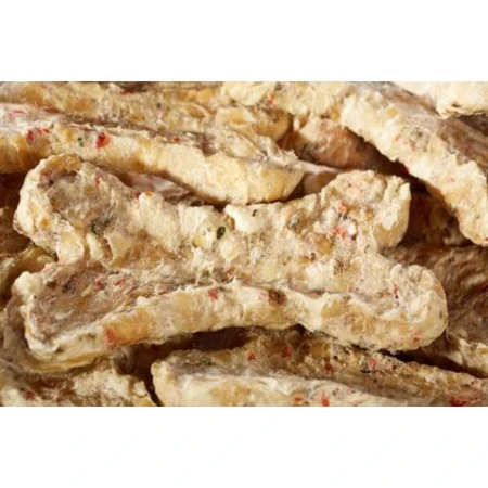 BOW WOW hueso natural condroitina y glucosamina XS-XL, carne de res y vegetales, caja de recompensa sin grano para perros, sistema de articulación, 650g