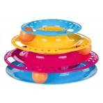 Trixie, torencircuit, speelgoed, katten, plastic, veelkleurig, 25 x 13cm