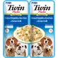 INABA Churu Dog Twin, XS-XL, Pollo y Queso, comida húmeda para perros sin cereales, (en sopa), 80g