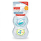 Silicone soother M1 Freestyle, 2 pieces, 0-6 months, Nuk