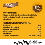 PEDIGREE Ranchos, golosinas para perros, tiras secas, Pollo, 70g