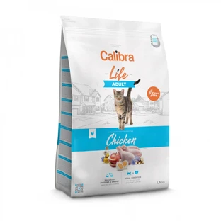 CALIBRA Life, Huhn, Katzentrockenfutter, 1,5kg