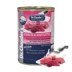 DR. CLAUDER'S Selected Meat, XS-XL, Deer and Potatoes, nourriture humide en conserve sans céréales pour chiens, (dans son propre jus), 400g
