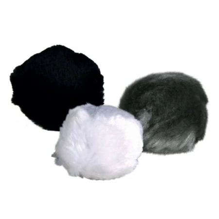 Trixie, bal, speeltje, katten, met bel, pluche, veelkleurig, 3cm
