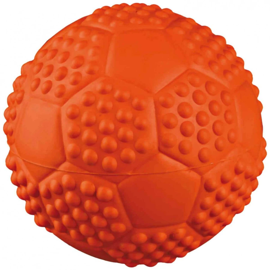 Trixie, speelbal sportbal voor honden, met geluid, natuurrubber, 5,5cm, multicolor
