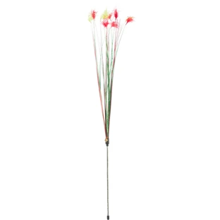 TRIXIE Kerstbel, kattenspeeltje met geluid, plastic, groen en rood, 31cm