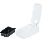 TRIXIE TX1, automatische hondenvoerbak, 1 rechthoekige bak, programmeerbaar, met koeling, kunststof, wit, S-L(0,3l, 24x7cm)