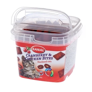 Sanal Cat Arándanos y pollo taza 75 g