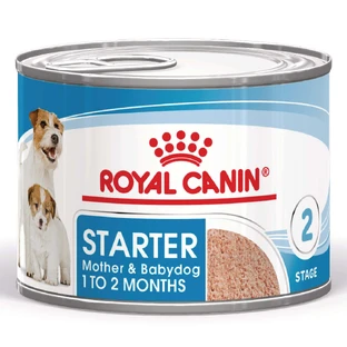 ROYAL CANIN Starter Mousse, Mama und Welpe, feuchtes Hundefutter in Dosen, (Mousse), 195g
