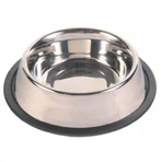 ENJOY, comedero para perros, redondo, antideslizante, acero inoxidable, plata, M-L(1,8l, ⌀21cm)