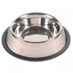 ENJOY, comedero para perros, redondo, antideslizante, acero inoxidable, plata, M-L(1,8l, ⌀21cm)