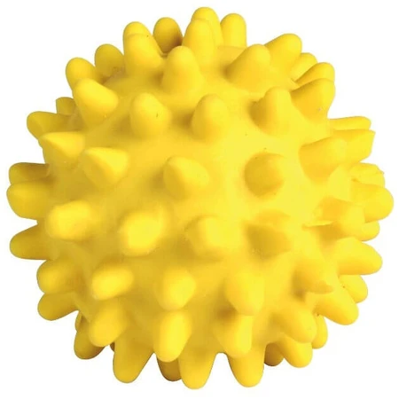 Trixie, pelota de juguete con pinchos para perros, con sonido, látex, 7cm, multicolor