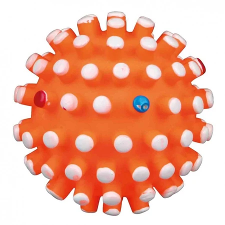 Trixie, Igel Igelball Spielzeug, mit Sound, Vinyl, 6cm, multicolor