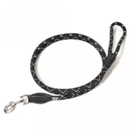 JULIUS-K9 IDC Rope, reflective lanyard leash with handle dogs, nylon, lanyard, 12mm x 1.2m, black