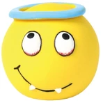 Trixie, smiley bal speeltje voor honden, met geluid, latex, 6cm, multicolor
