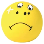 Trixie, smiley bal speeltje voor honden, met geluid, latex, 6cm, multicolor