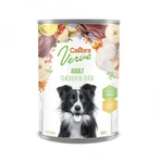 CALIBRA Verve GF, XS-XL, Huhn und Ente, getreidefreies Nassfutter in Dosen für Hunde, (Pastete), 400g