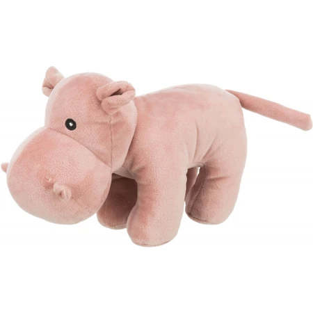 Trixie, Spielzeug Nilpferd Hunde, mit Sound, Plüsch, 25cm, multicolor